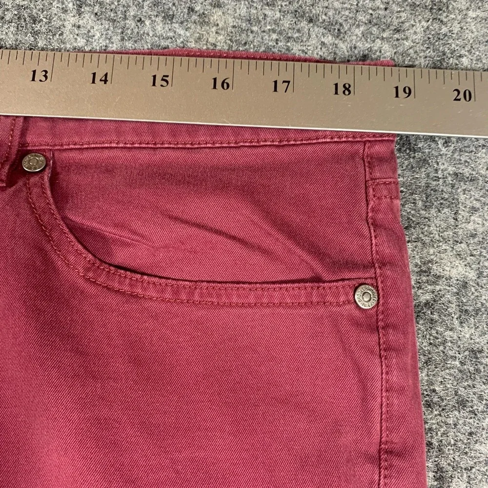 Brooks Brothers‎ Pants Mens 36x32 Red Slim Chino Flat Front Straight Leg Comfort